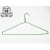Green Wire Coat Hangers (13G) 16"  (weedoo)